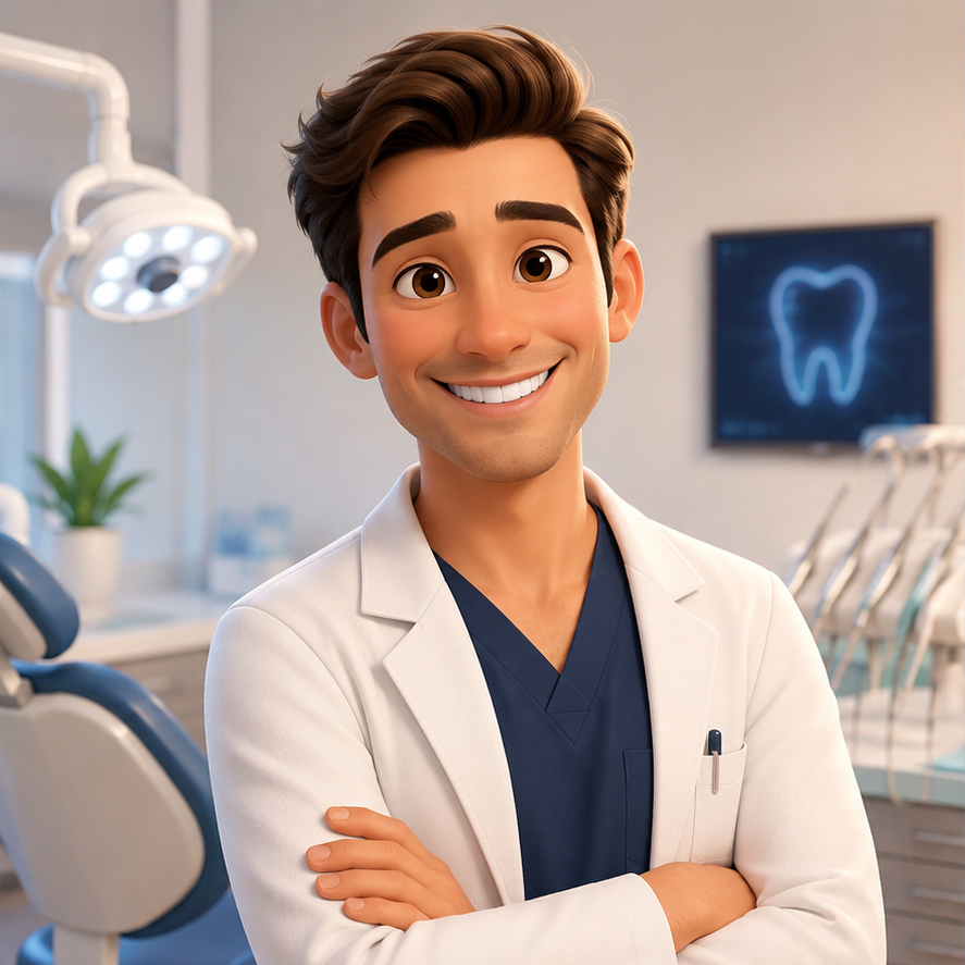 Stock portrait — Dr. Ishan Kadam at Dr Ishan Kadam Dentist Dental Care in Mulund